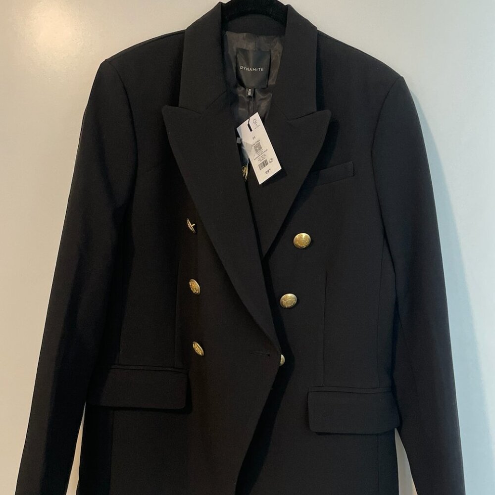 DYNAMITE PALOMA DOUBLE BREAST BLAZER
